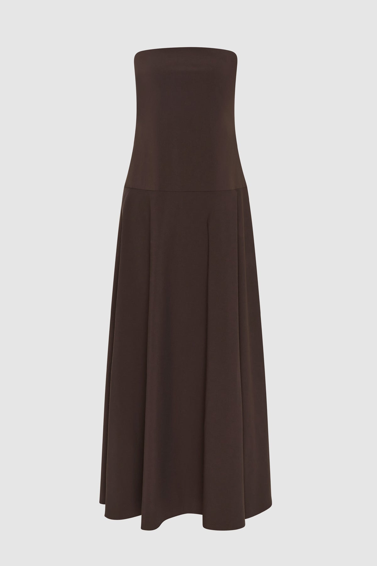 St Agni | Strapless Rouleau Dress - Bark