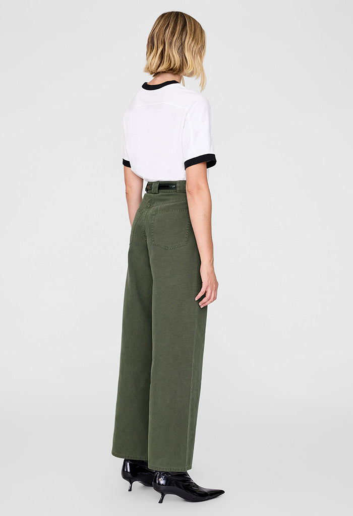 Anine Bing | Grayson Pant - Army Green