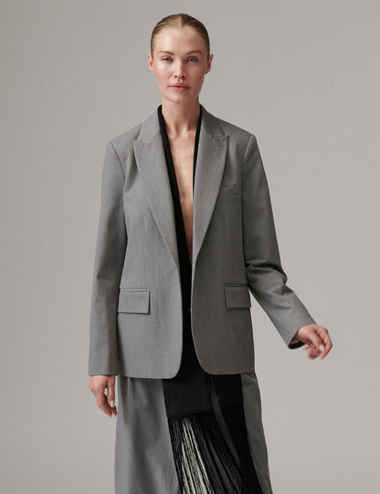 Day Birger Et Mikkelsen | Hector Classic Gab - Medium Grey Melange