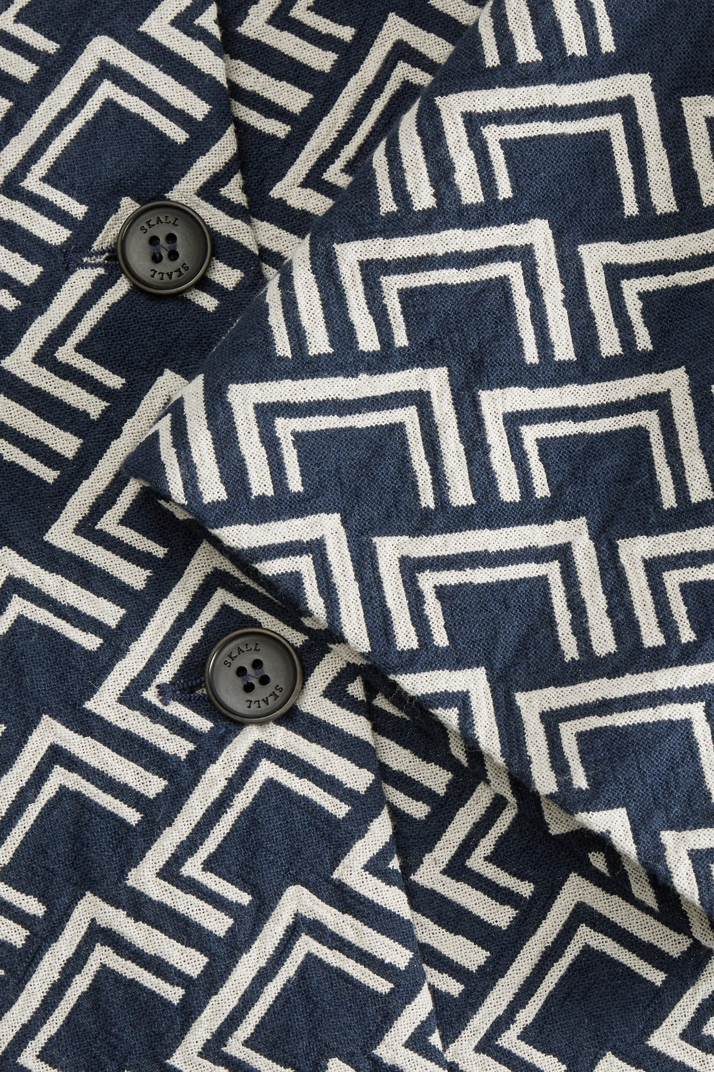 Skall Studio | Hill Blouse - Navy/Beige