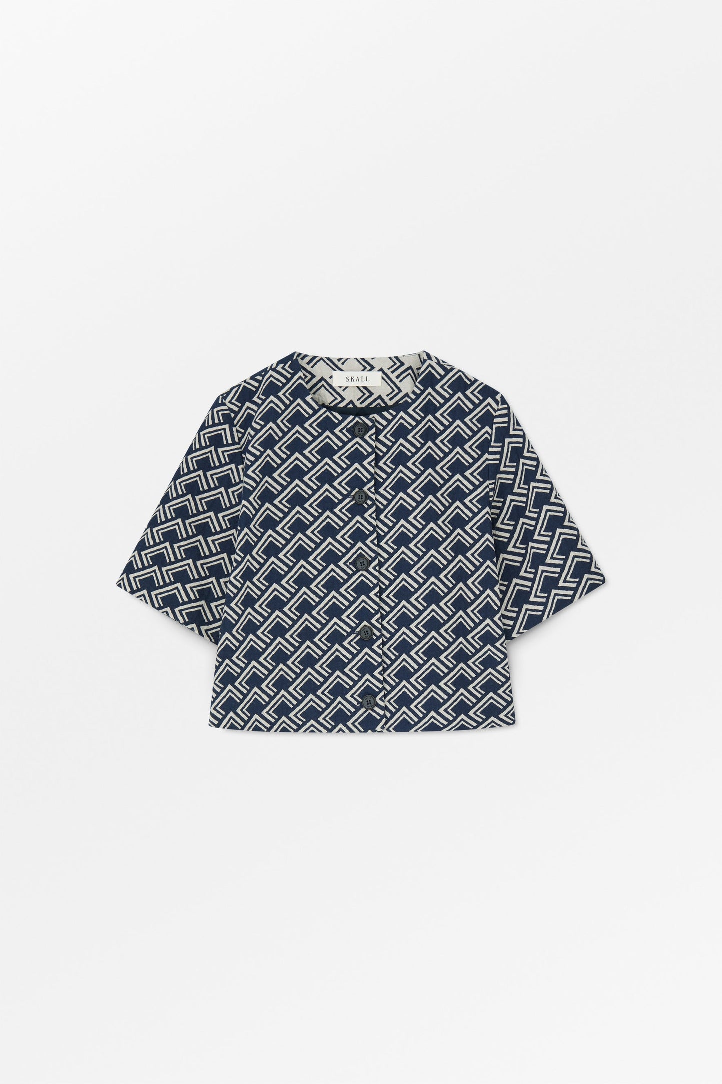 Skall Studio | Hill Blouse - Navy/Beige