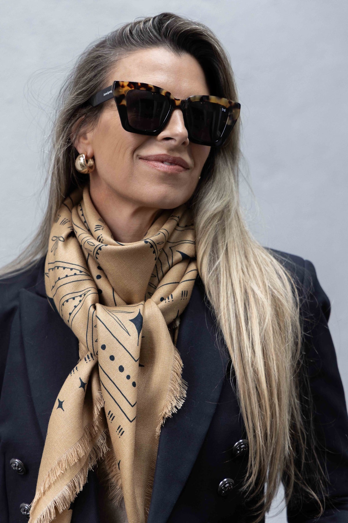 Dark Hampton | The Holden Wool Silk Scarf