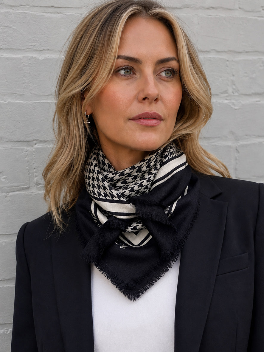 Dark Hampton | The Hunter Petite Wool Silk Scarf