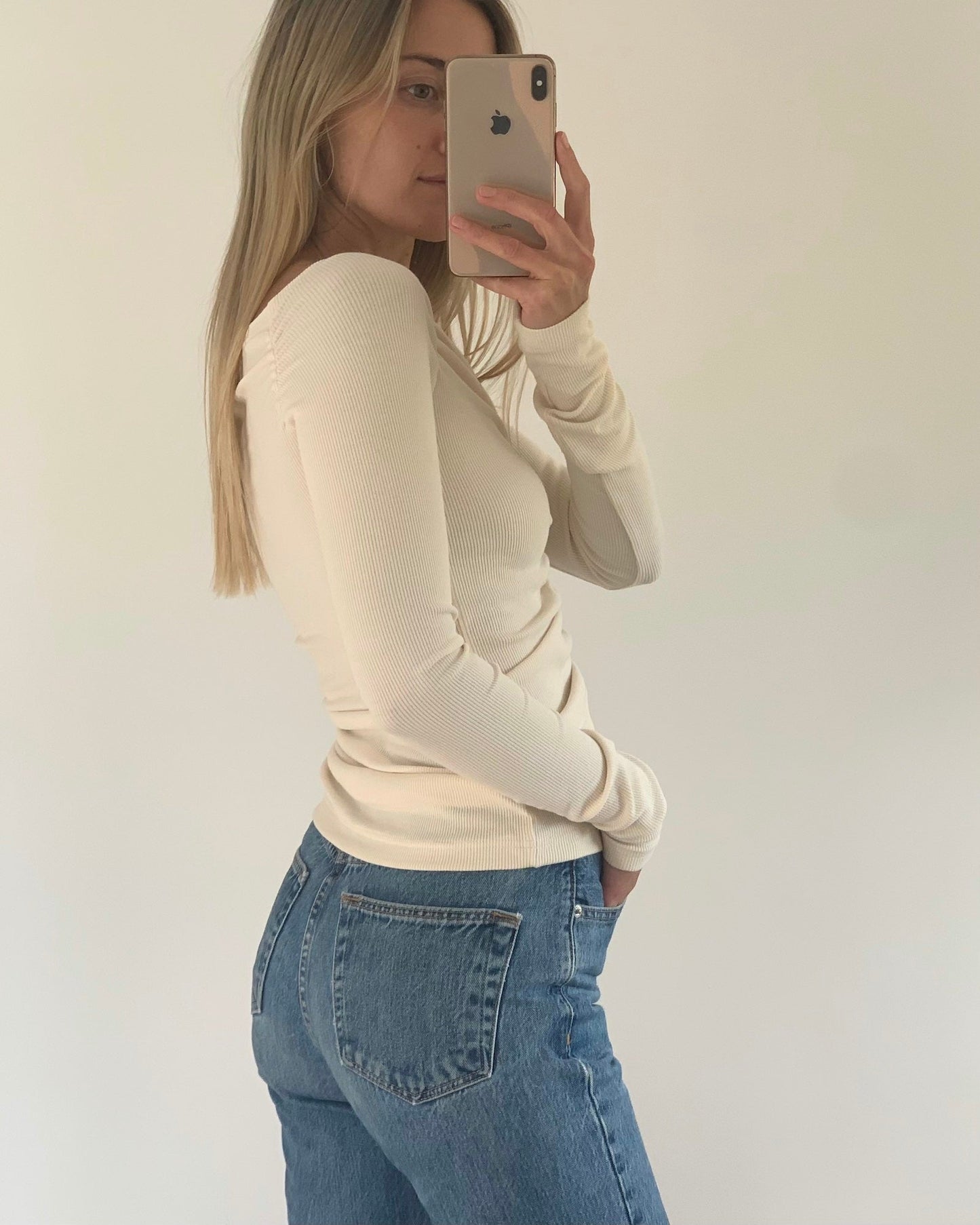 Dominique Healy | Luella Long Sleeve - Vanilla