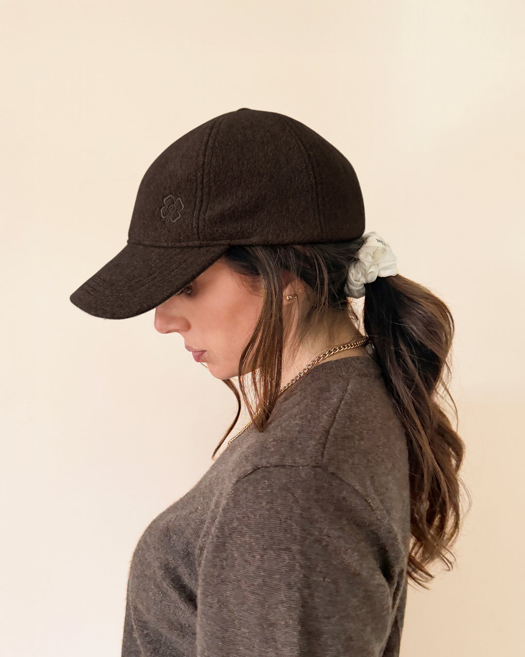 Dear Dylan | Wool Cashmere Cap - Cocoa
