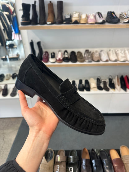Kathryn Wilson | Rachel Loafer - Black Suede
