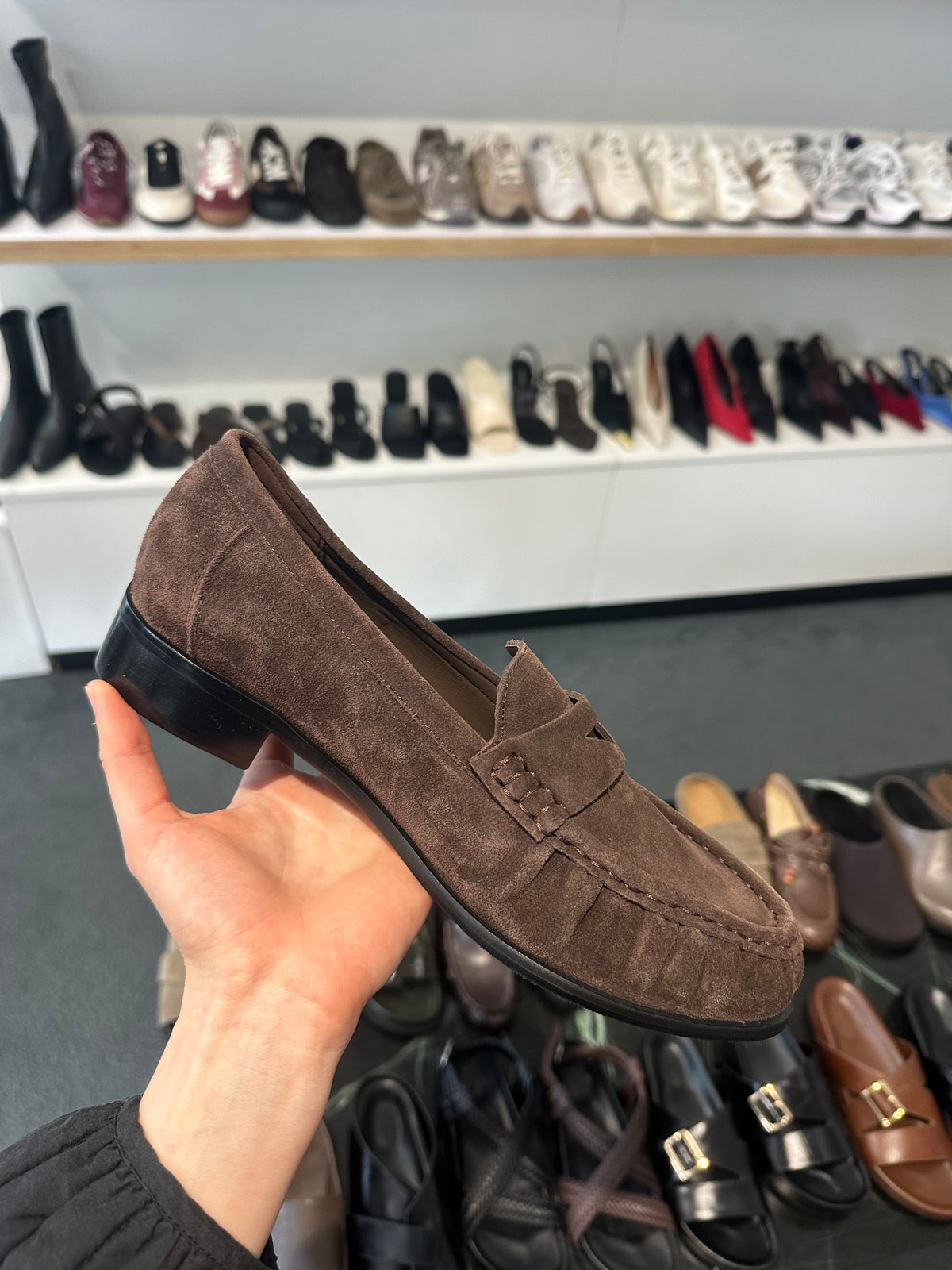 Kathryn Wilson | Rachel Loafer - Espresso Suede