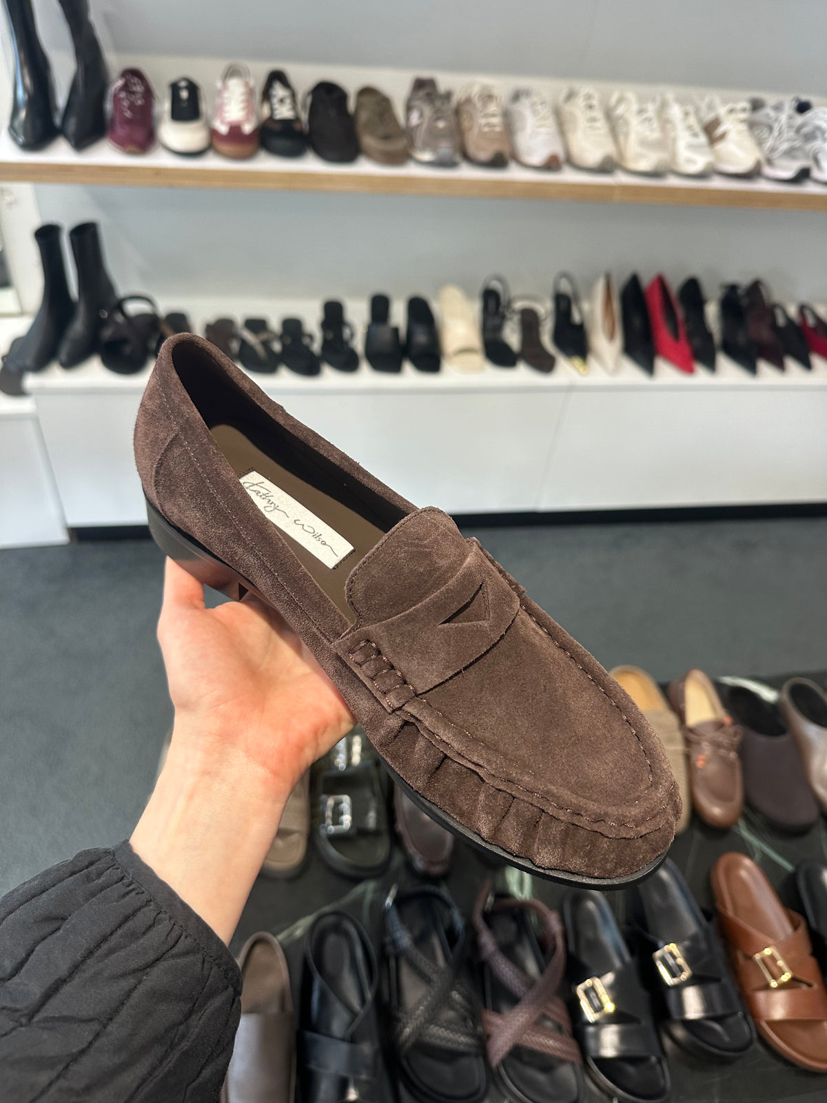 Kathryn Wilson | Rachel Loafer - Espresso Suede