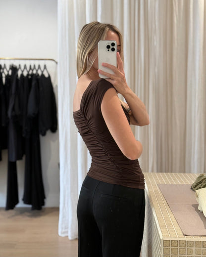 Dominique Healy | Jolene Tee - Espresso