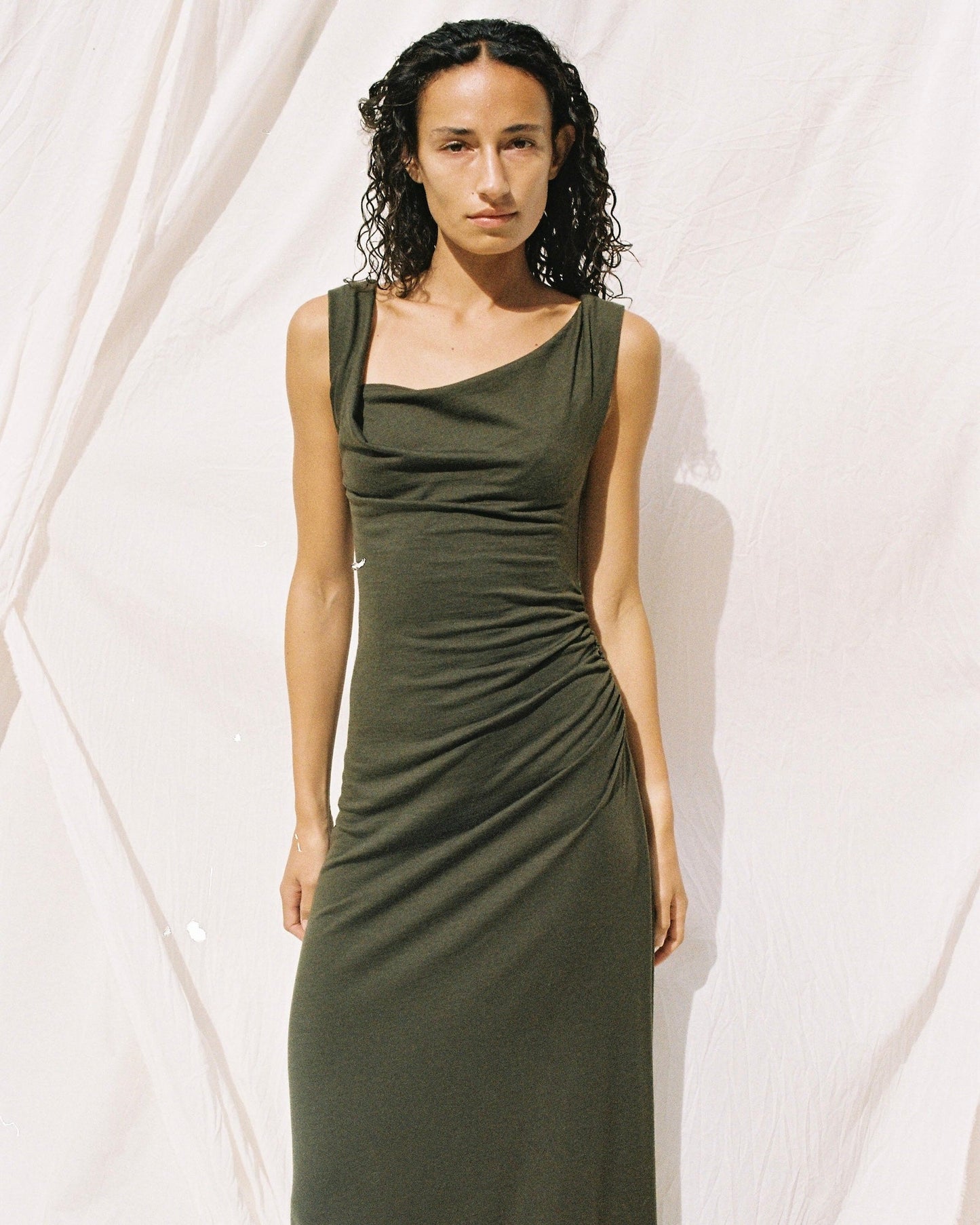 Dominique Healy | Nevermind Dress Merino - Forest