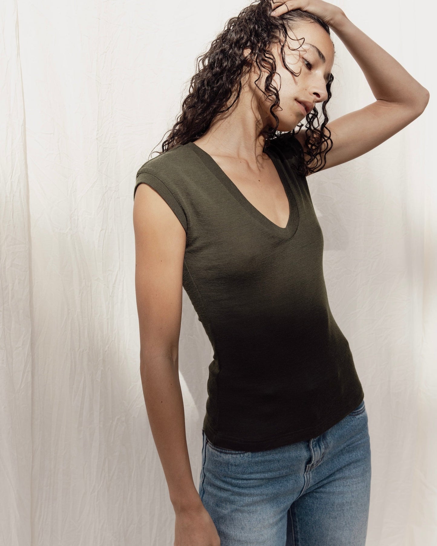 Dominique Healy | Ava Tee - Forest