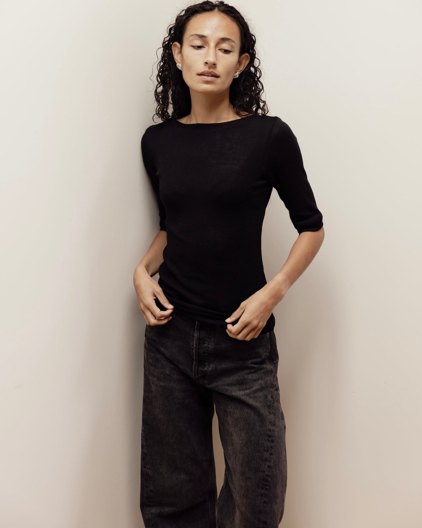 Dominique Healy | Uma Tee - Black