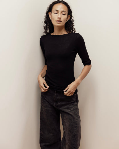 Dominique Healy | Uma Tee - Black