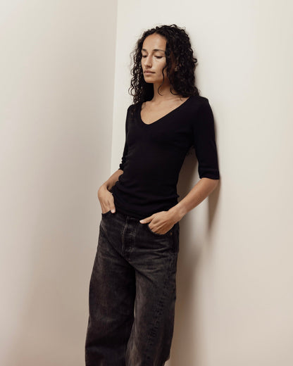 Dominique Healy | Uma Tee - Black