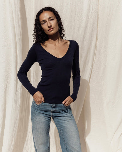 Dominique Healy | Uma Longsleeve - Navy