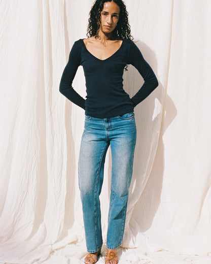 Dominique Healy | Uma Longsleeve - Navy