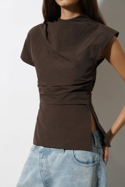 One Of Others | Inka Top - Walnut