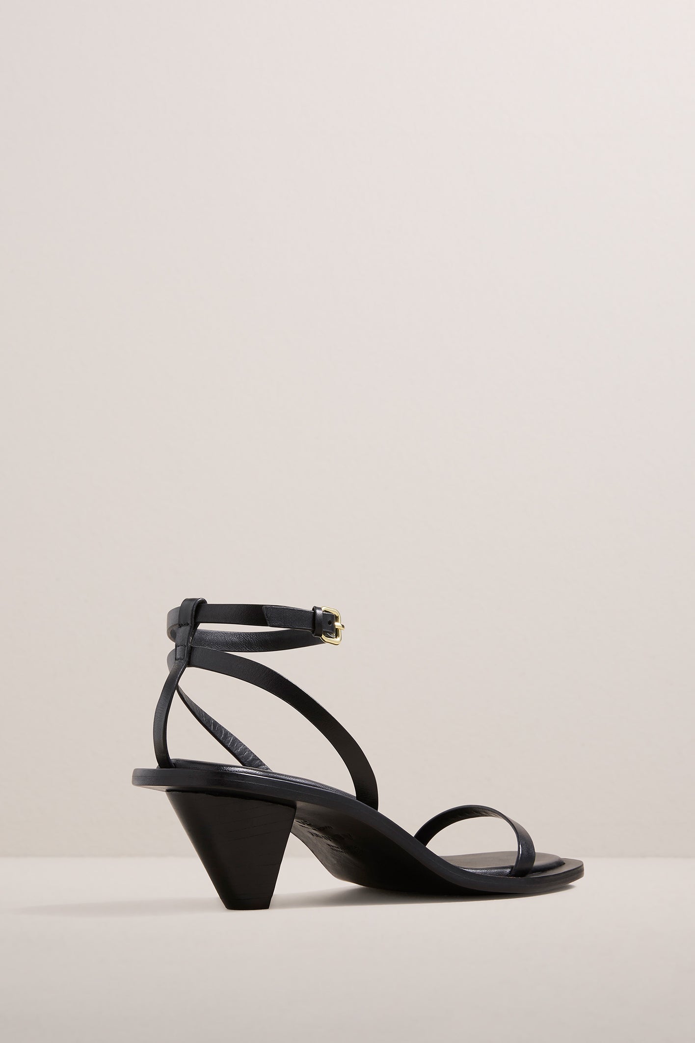 A.Emery | The Irving Heeled Sandal - Black