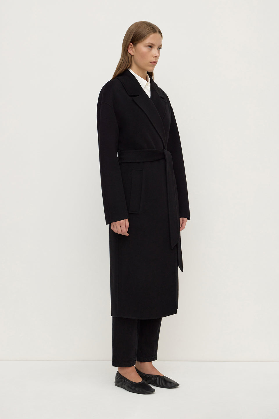 Assembly Label | Ivy Wool Coat - Black