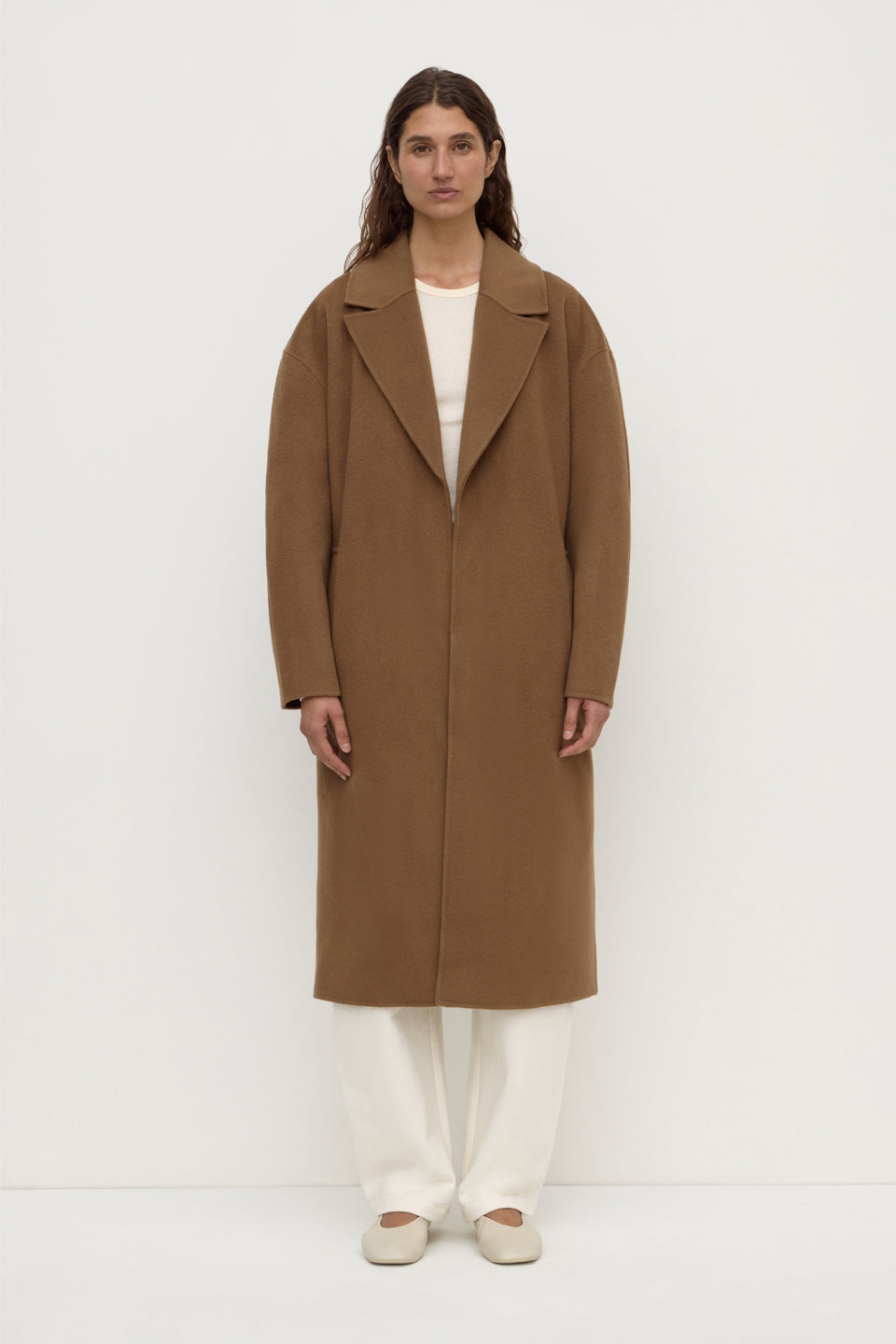 Assembly Label | Ivy Wool Coat - Oak