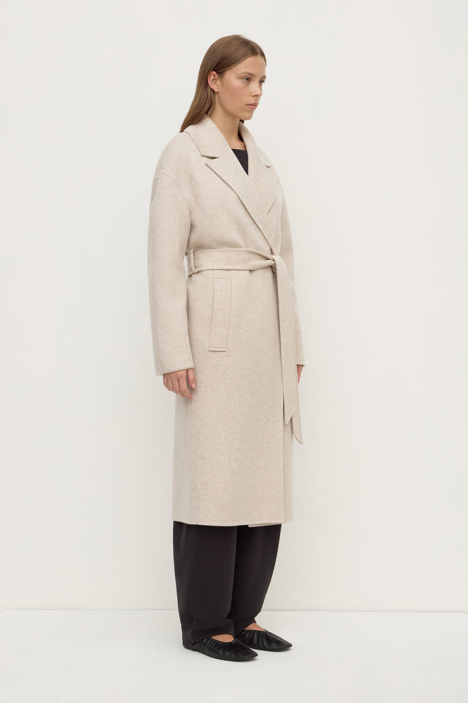 Assembly Label | Ivy Wool Coat - Oat Marle