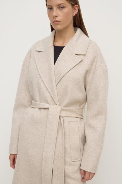 Assembly Label | Ivy Wool Coat - Oat Marle