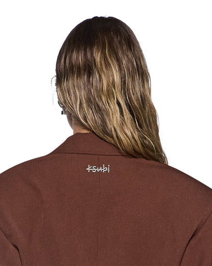 Ksubi | Dare Cinched Blazer - Chocolate
