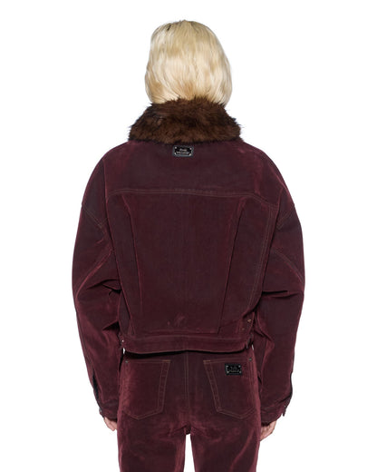 Ksubi | Relaxed Trucker Jacket - Merlot