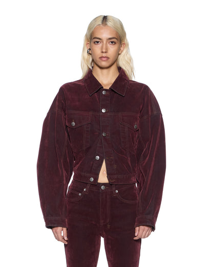 Ksubi | Relaxed Trucker Jacket - Merlot