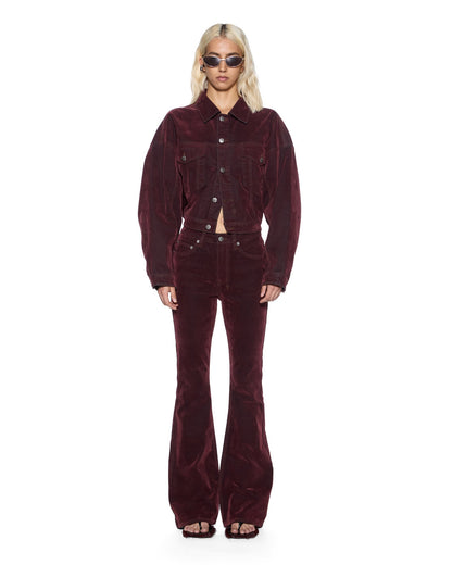 Ksubi | Relaxed Trucker Jacket - Merlot