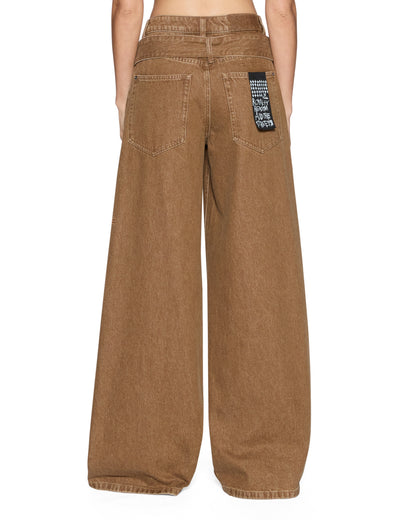 Ksubi | Boyfriend Jean Belted Rider - Brown