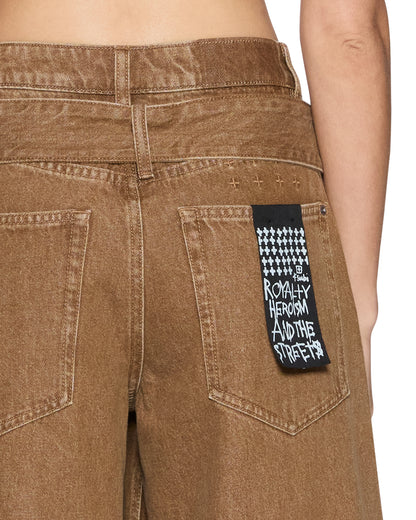 Ksubi | Boyfriend Jean Belted Rider - Brown