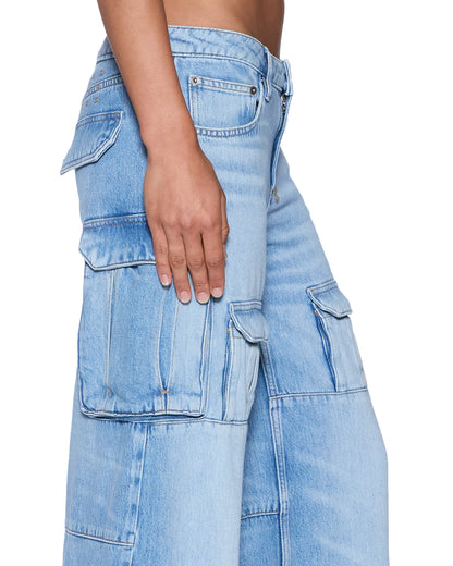 Ksubi | Dropout Low Rise Cargo Jean - Spirit