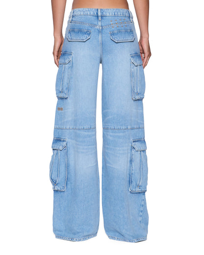 Ksubi | Dropout Low Rise Cargo Jean - Spirit