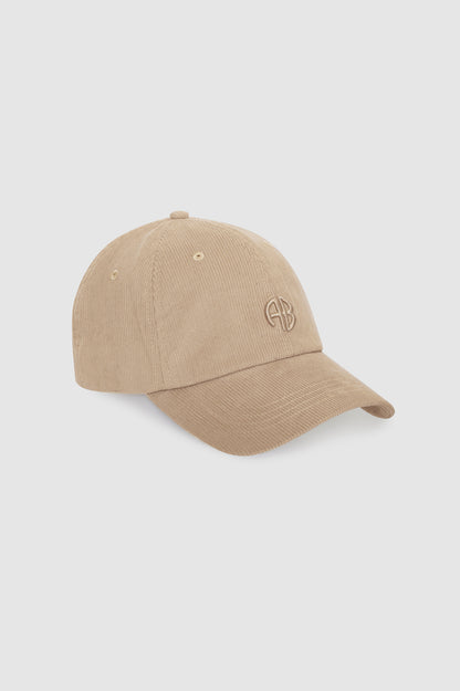 Anine Bing | Jeremy Baseball Cap AB Corduroy - Beige