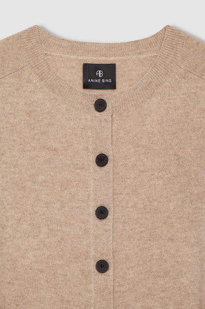 Anine Bing | Joye Cardigan - Stone Melange
