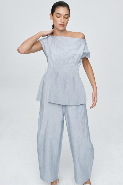 Marle | Jude Top - Bleu Stripe