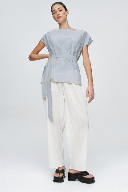 Marle | Jude Top - Bleu Stripe