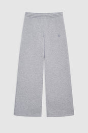 Anine Bing | Kacey Sweatpant Monogram - Medium Heather Grey
