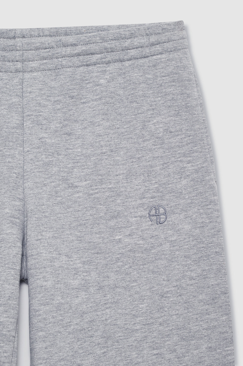 Anine Bing | Kacey Sweatpant Monogram - Medium Heather Grey