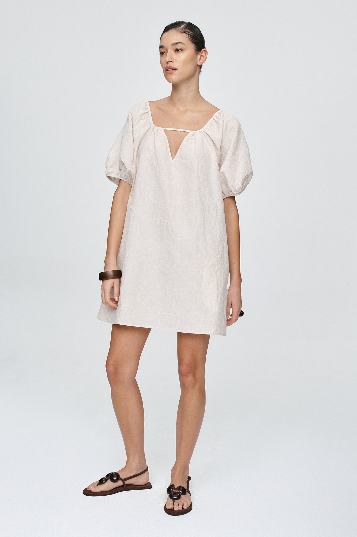 Marle | Kendra Mini Dress - Cashew