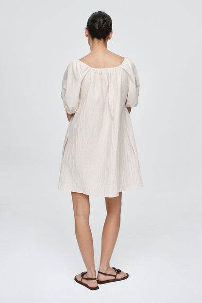 Marle | Kendra Mini Dress - Cashew