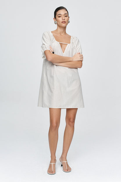 Marle | Kendra Mini Dress - Pin Stripe