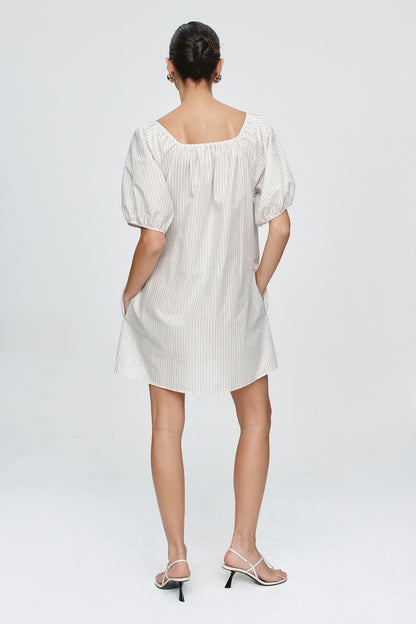 Marle | Kendra Mini Dress - Pin Stripe