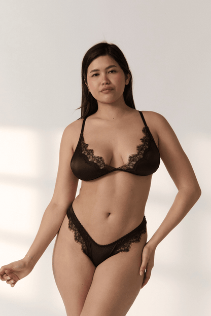 Kat the Label | Sorrento Bralette - Espresso