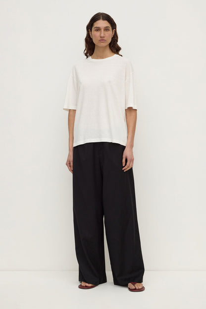 Assembly Label | Kira Cotton Hemp Tee - Antique White