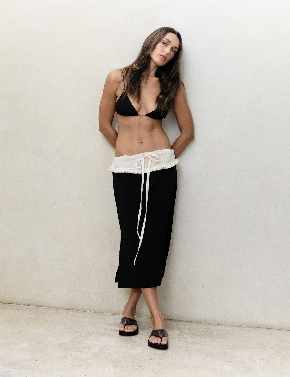 La Tribe | Knotted Thong - Black
