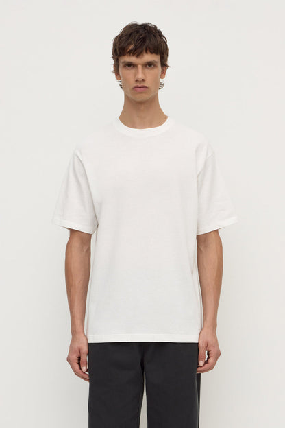 Assembly Label | Knox Organic Oversized Tee - Antique White