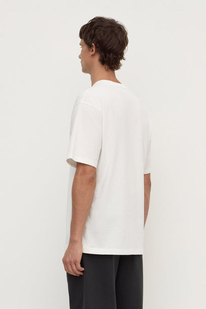 Assembly Label | Knox Organic Oversized Tee - Antique White