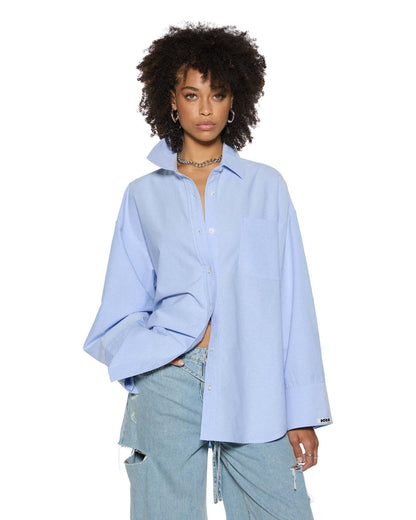 Ksubi | Astra Ls Shirt - Blue Oxford